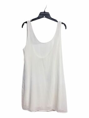 CoCoLove White Scoop Neck Sleeveless Tank Top